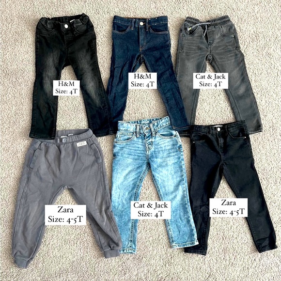 Toddler Boy Jeans/Joggers 4T - Picture 1 of 13